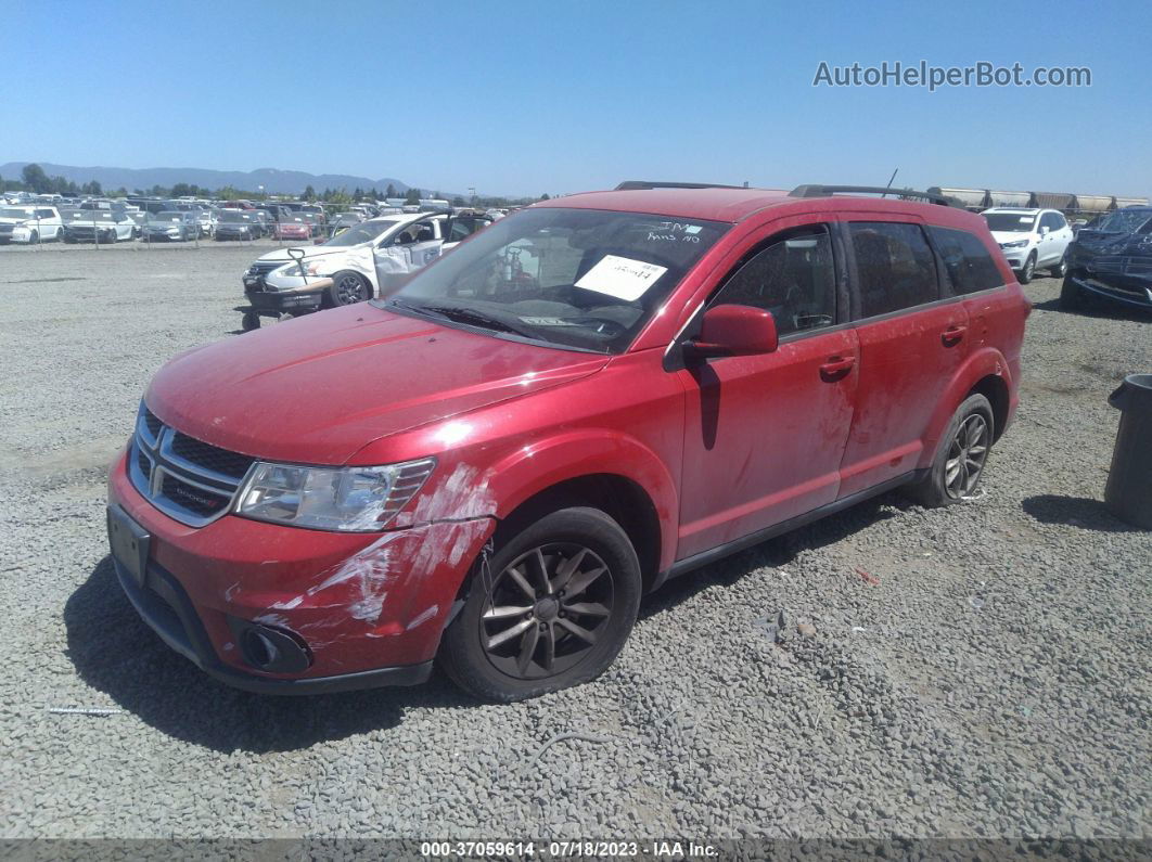 2016 Dodge Journey Sxt Red vin: 3C4PDCBG8GT206999