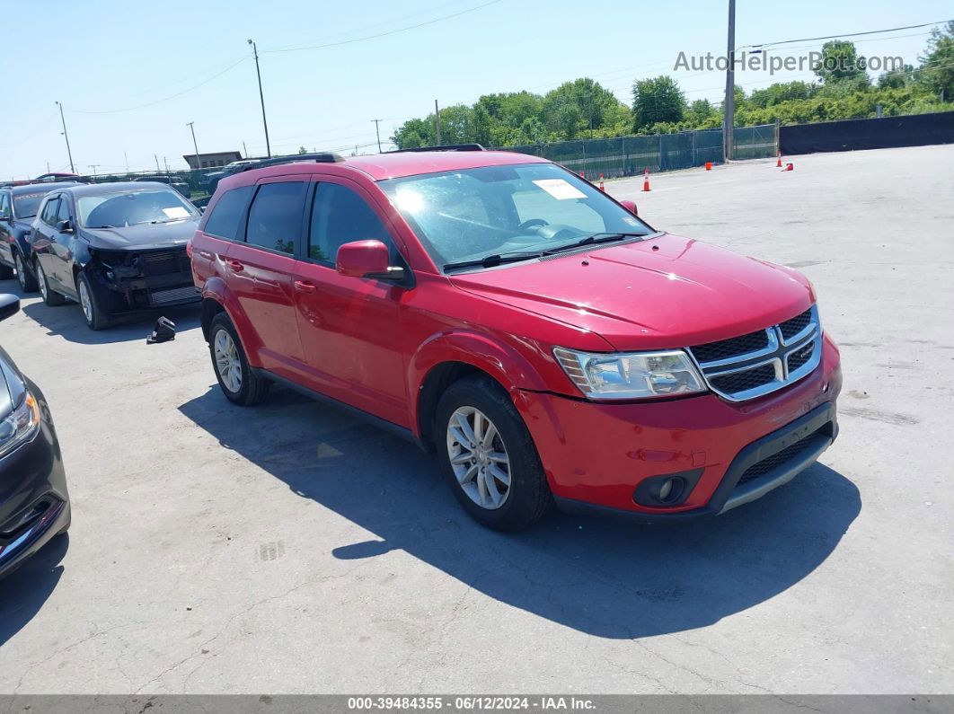 2016 Dodge Journey Sxt Красный vin: 3C4PDCBG8GT224290