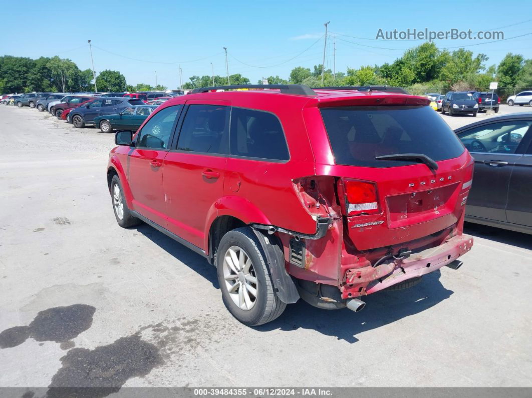 2016 Dodge Journey Sxt Red vin: 3C4PDCBG8GT224290