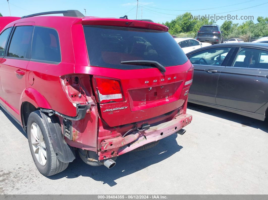 2016 Dodge Journey Sxt Красный vin: 3C4PDCBG8GT224290