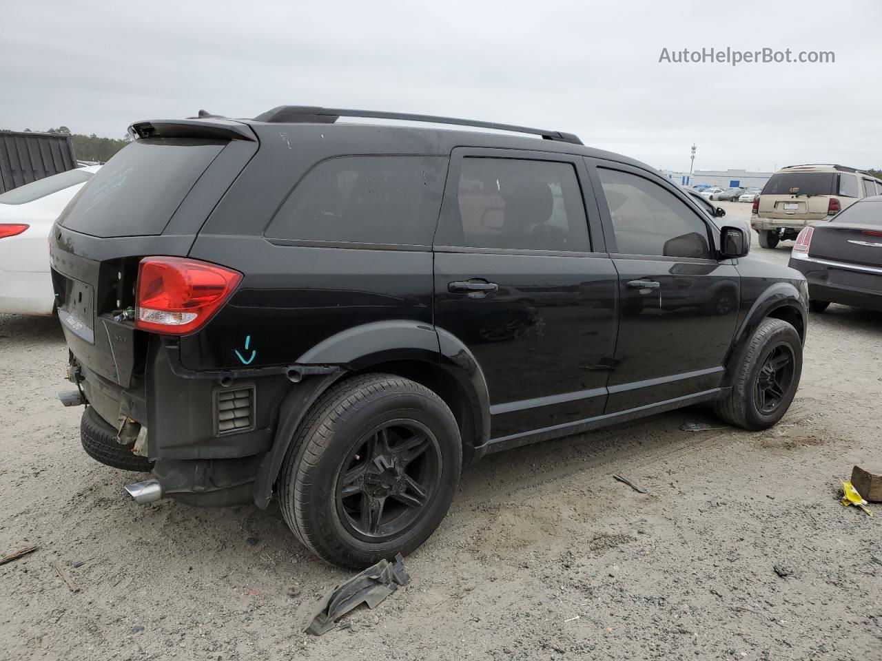 2017 Dodge Journey Sxt Черный vin: 3C4PDCBG8HT509251