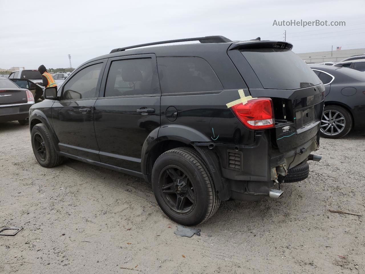 2017 Dodge Journey Sxt Черный vin: 3C4PDCBG8HT509251