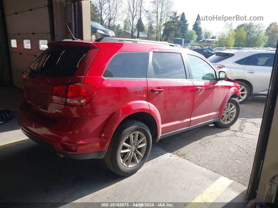 2017 Dodge Journey Sxt Red vin: 3C4PDCBG8HT511498