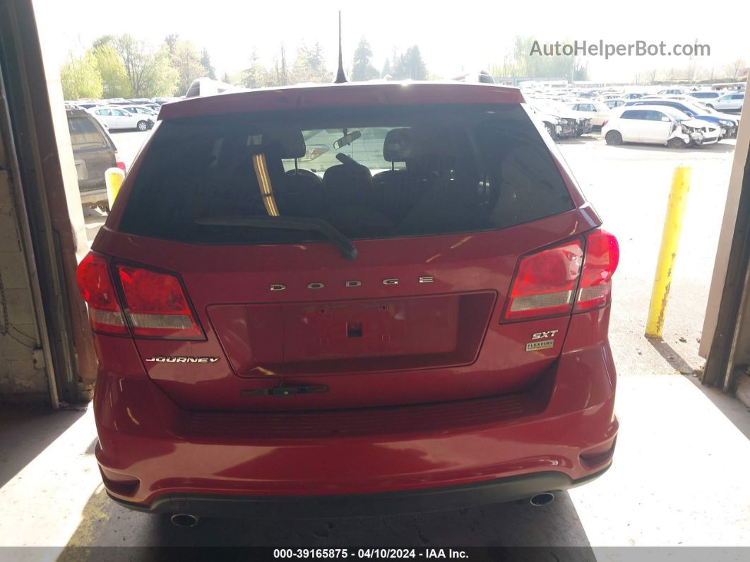 2017 Dodge Journey Sxt Red vin: 3C4PDCBG8HT511498