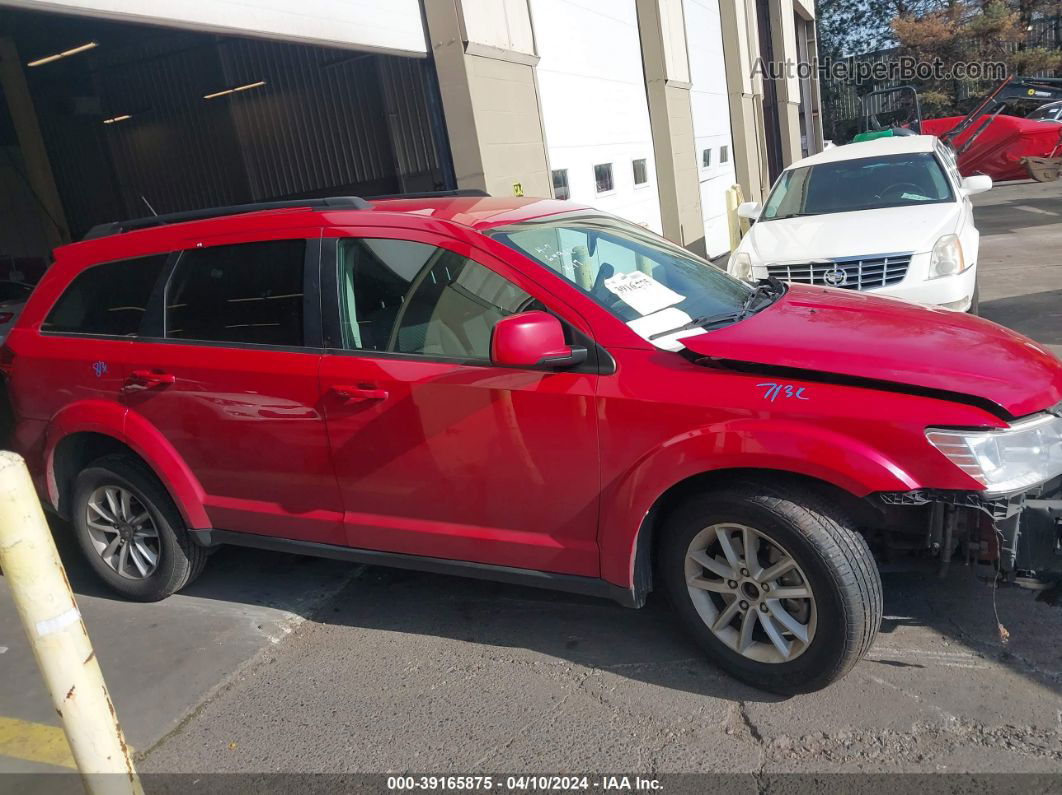 2017 Dodge Journey Sxt Red vin: 3C4PDCBG8HT511498