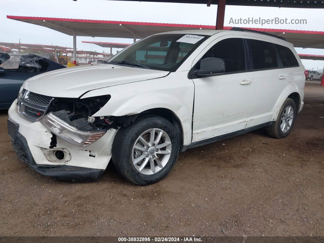 2017 Dodge Journey Sxt White vin: 3C4PDCBG8HT533825