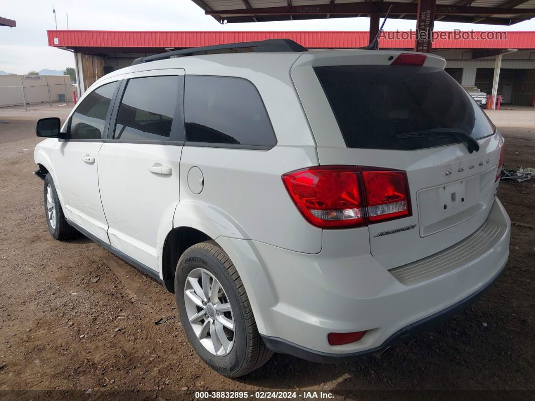 2017 Dodge Journey Sxt White vin: 3C4PDCBG8HT533825