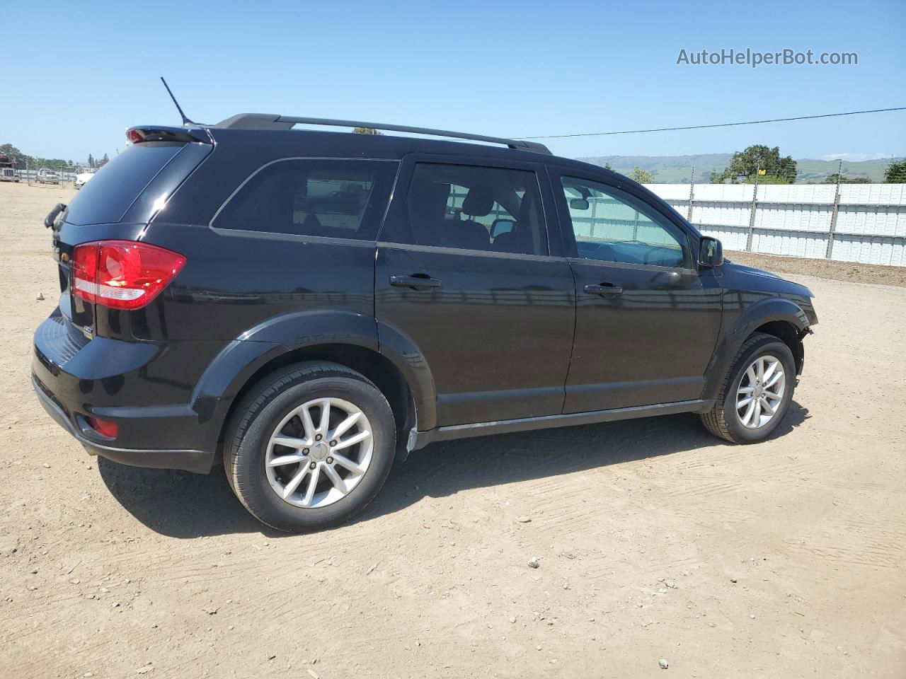 2017 Dodge Journey Sxt Черный vin: 3C4PDCBG8HT534280