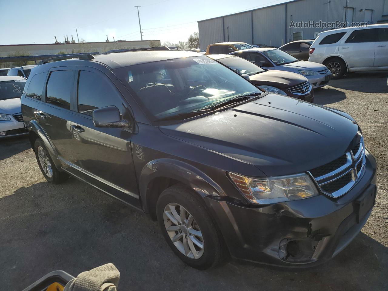 2017 Dodge Journey Sxt Серый vin: 3C4PDCBG8HT534294