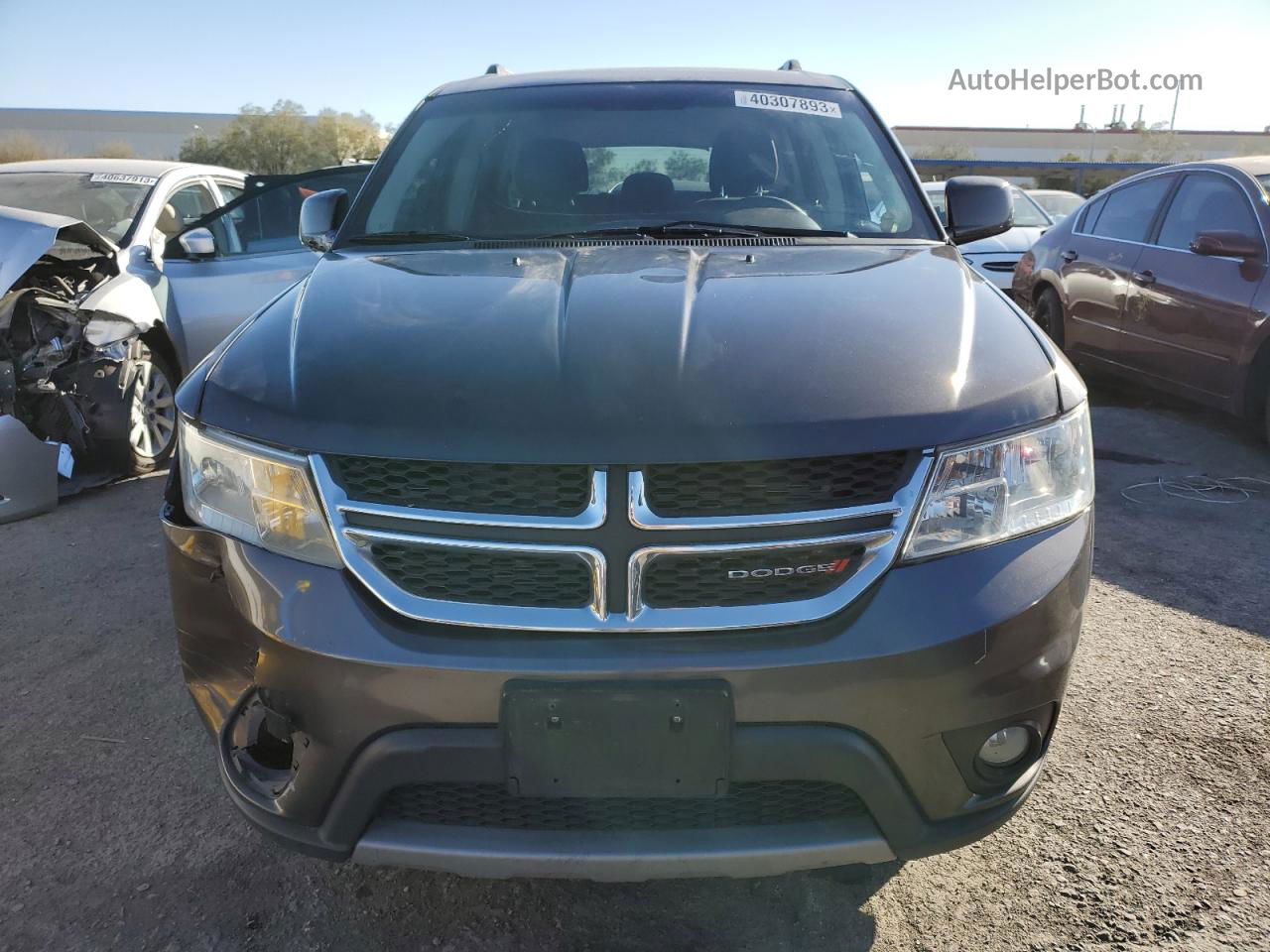 2017 Dodge Journey Sxt Серый vin: 3C4PDCBG8HT534294