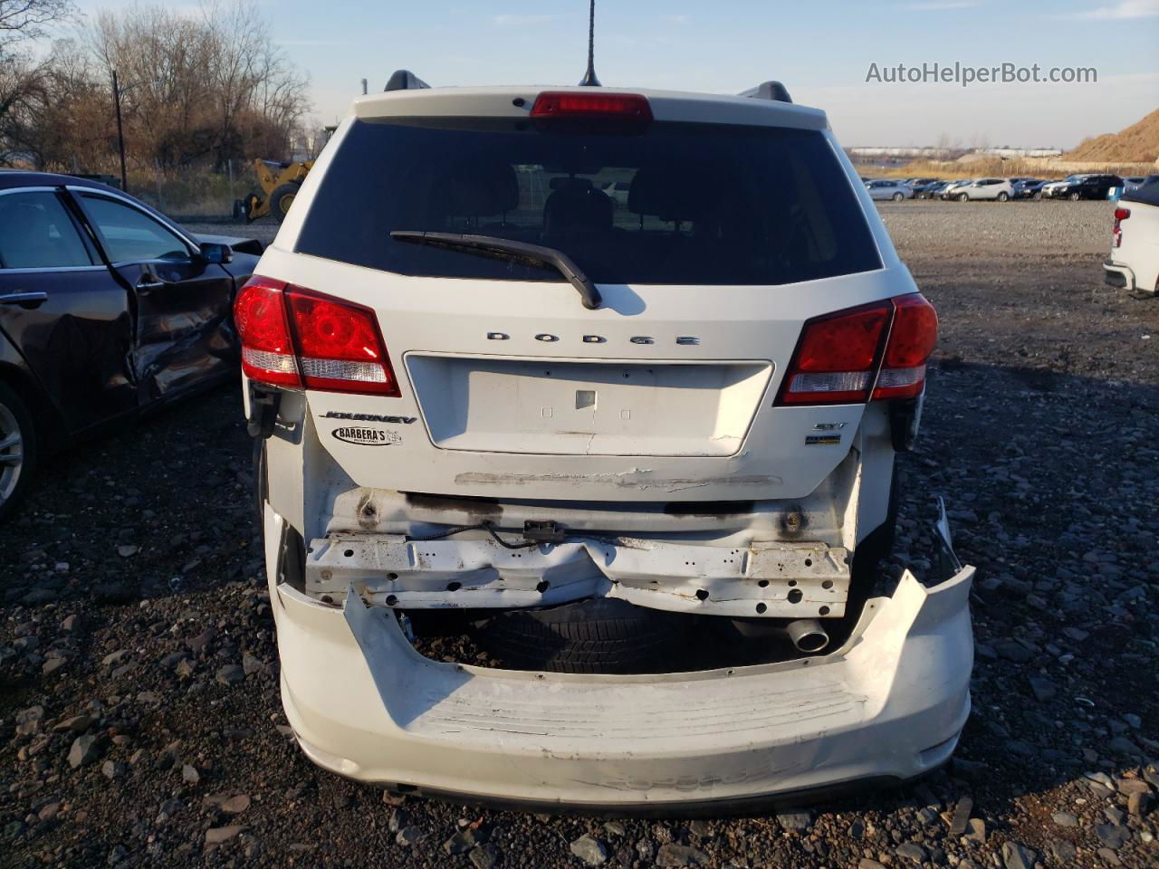 2017 Dodge Journey Sxt White vin: 3C4PDCBG8HT590686