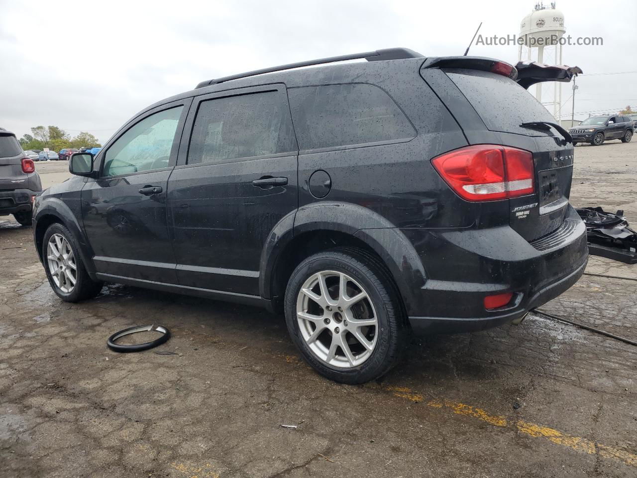 2014 Dodge Journey Sxt Черный vin: 3C4PDCBG9ET136653