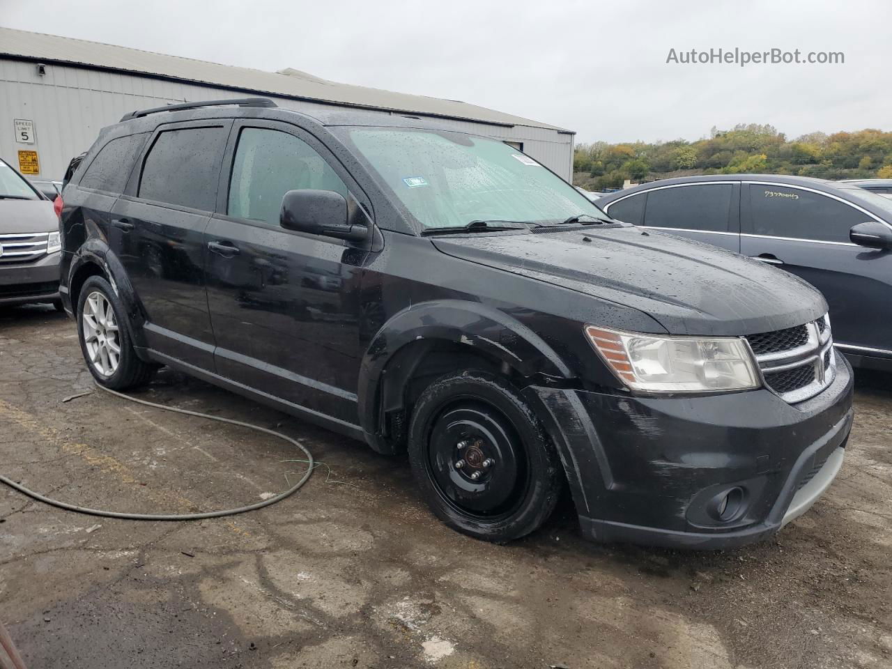 2014 Dodge Journey Sxt Черный vin: 3C4PDCBG9ET136653