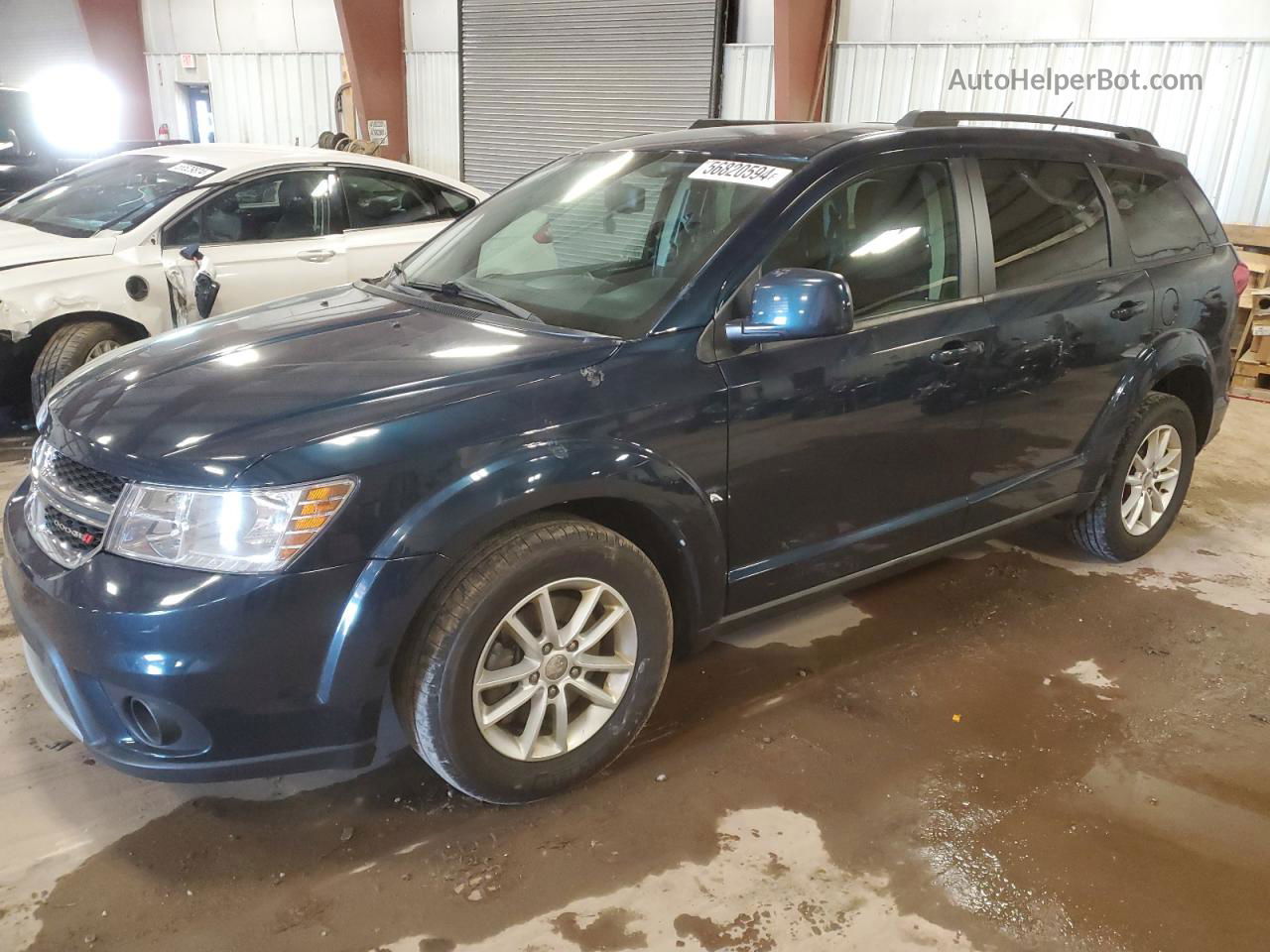 2014 Dodge Journey Sxt Blue vin: 3C4PDCBG9ET164128