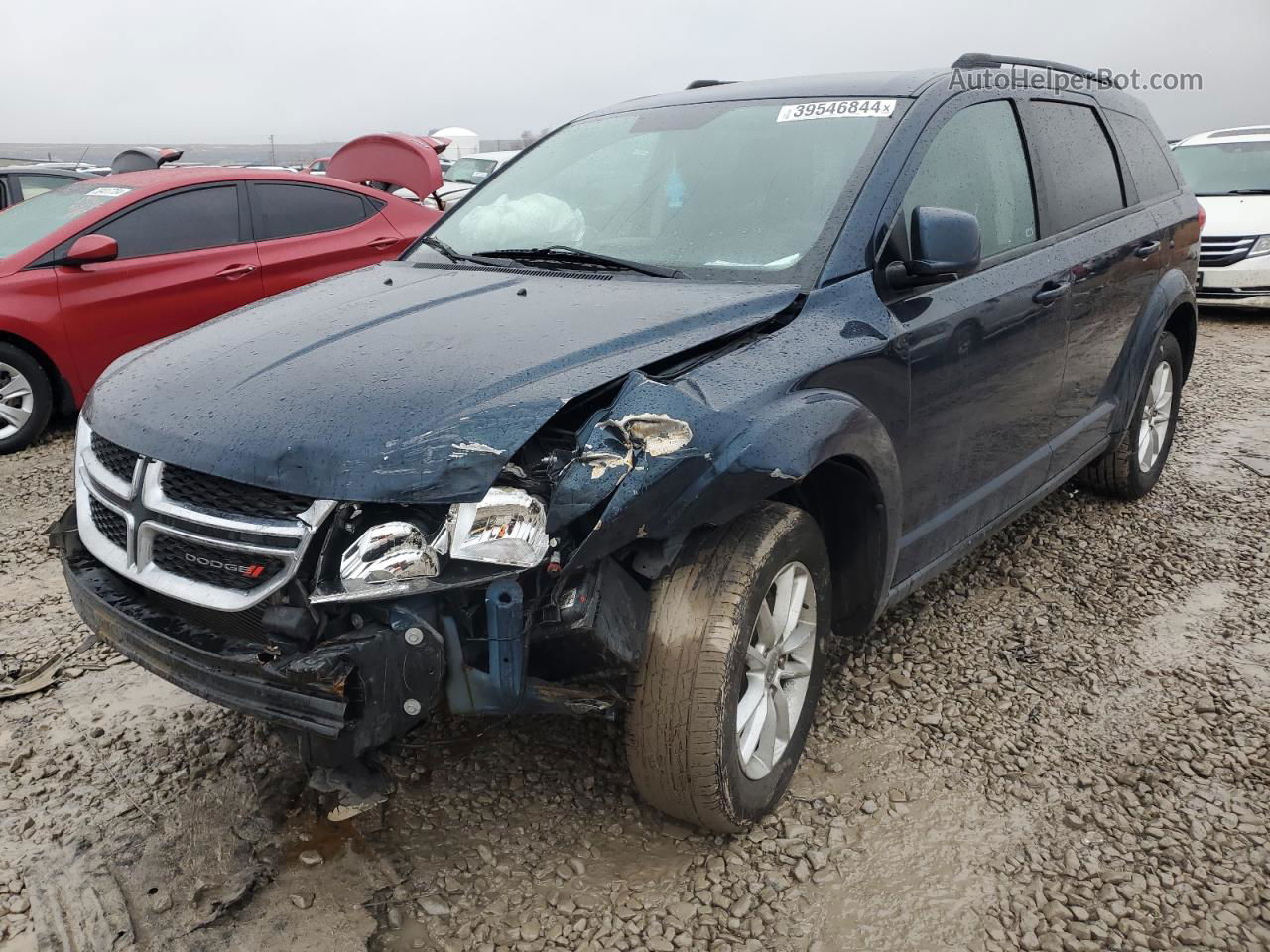 2014 Dodge Journey Sxt Blue vin: 3C4PDCBG9ET178031