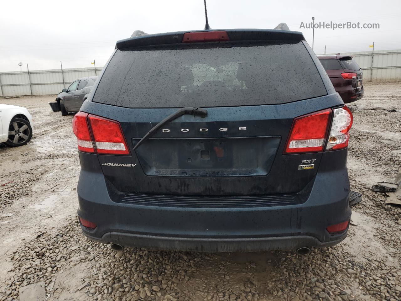 2014 Dodge Journey Sxt Blue vin: 3C4PDCBG9ET178031