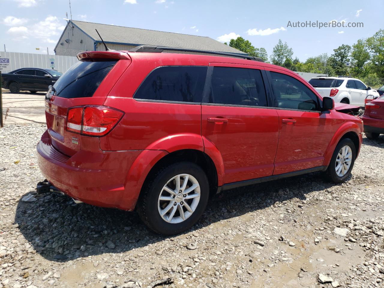 2015 Dodge Journey Sxt Red vin: 3C4PDCBG9FT546726