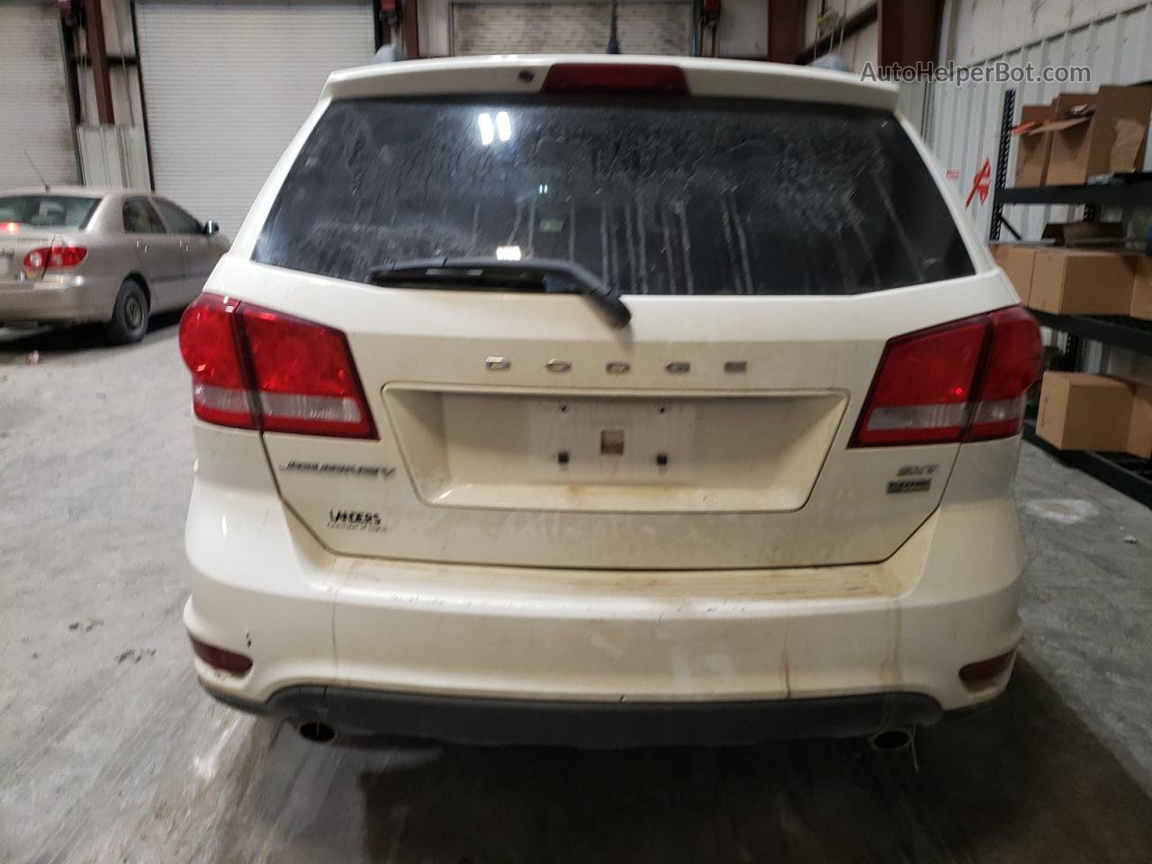 2015 Dodge Journey Sxt White vin: 3C4PDCBG9FT627709