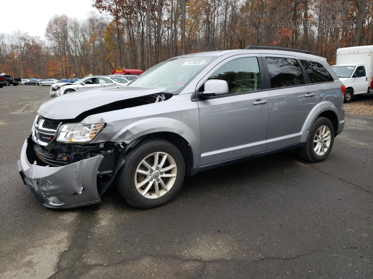 2015 Dodge Journey Sxt Серебряный vin: 3C4PDCBG9FT727065