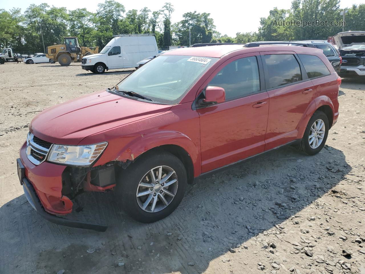 2016 Dodge Journey Sxt Красный vin: 3C4PDCBG9GT130936