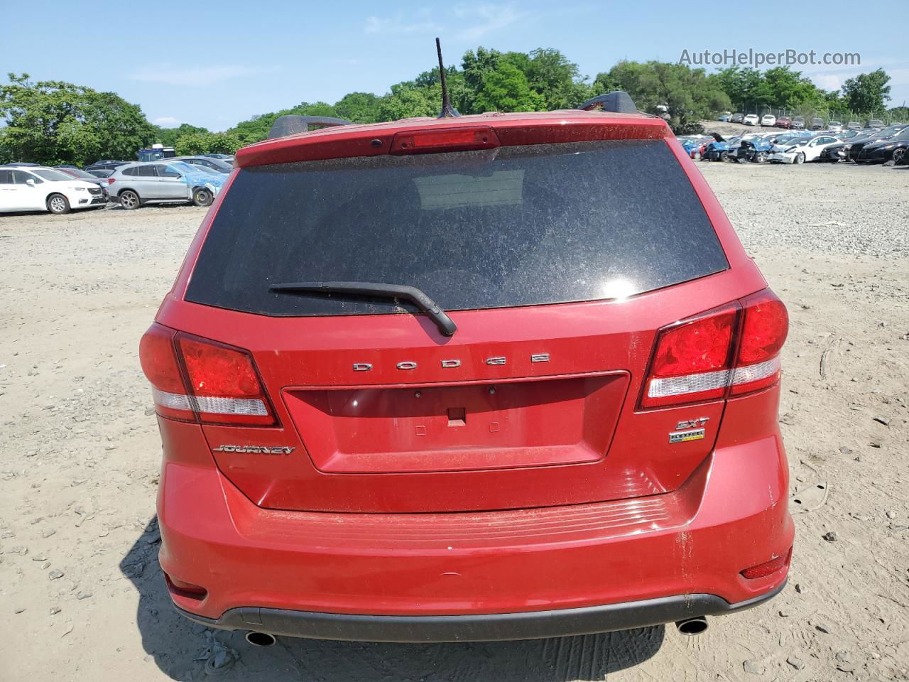 2016 Dodge Journey Sxt Red vin: 3C4PDCBG9GT130936