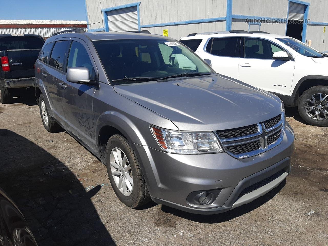 2016 Dodge Journey Sxt Gray vin: 3C4PDCBG9GT146067