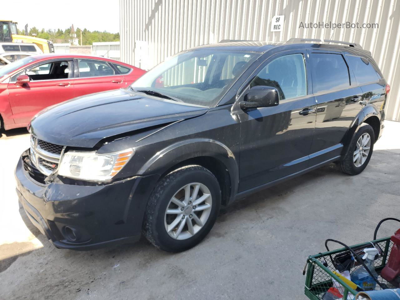 2016 Dodge Journey Sxt Черный vin: 3C4PDCBG9GT225223