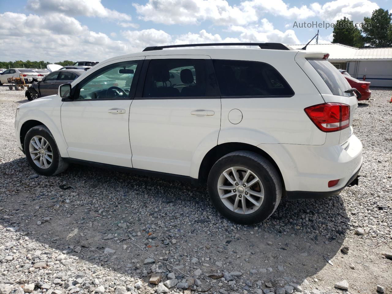 2016 Dodge Journey Sxt White vin: 3C4PDCBG9GT231801