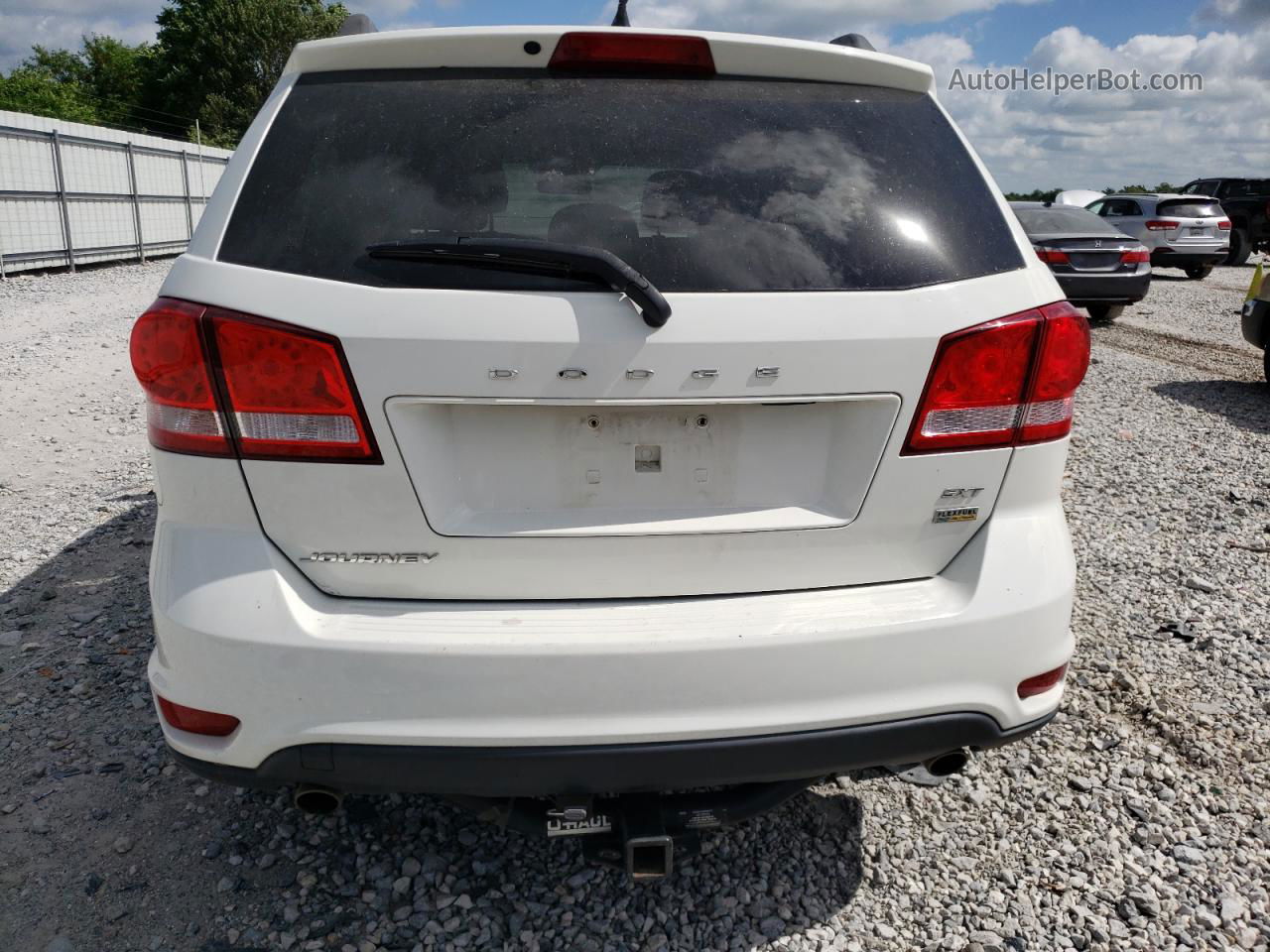 2016 Dodge Journey Sxt White vin: 3C4PDCBG9GT231801