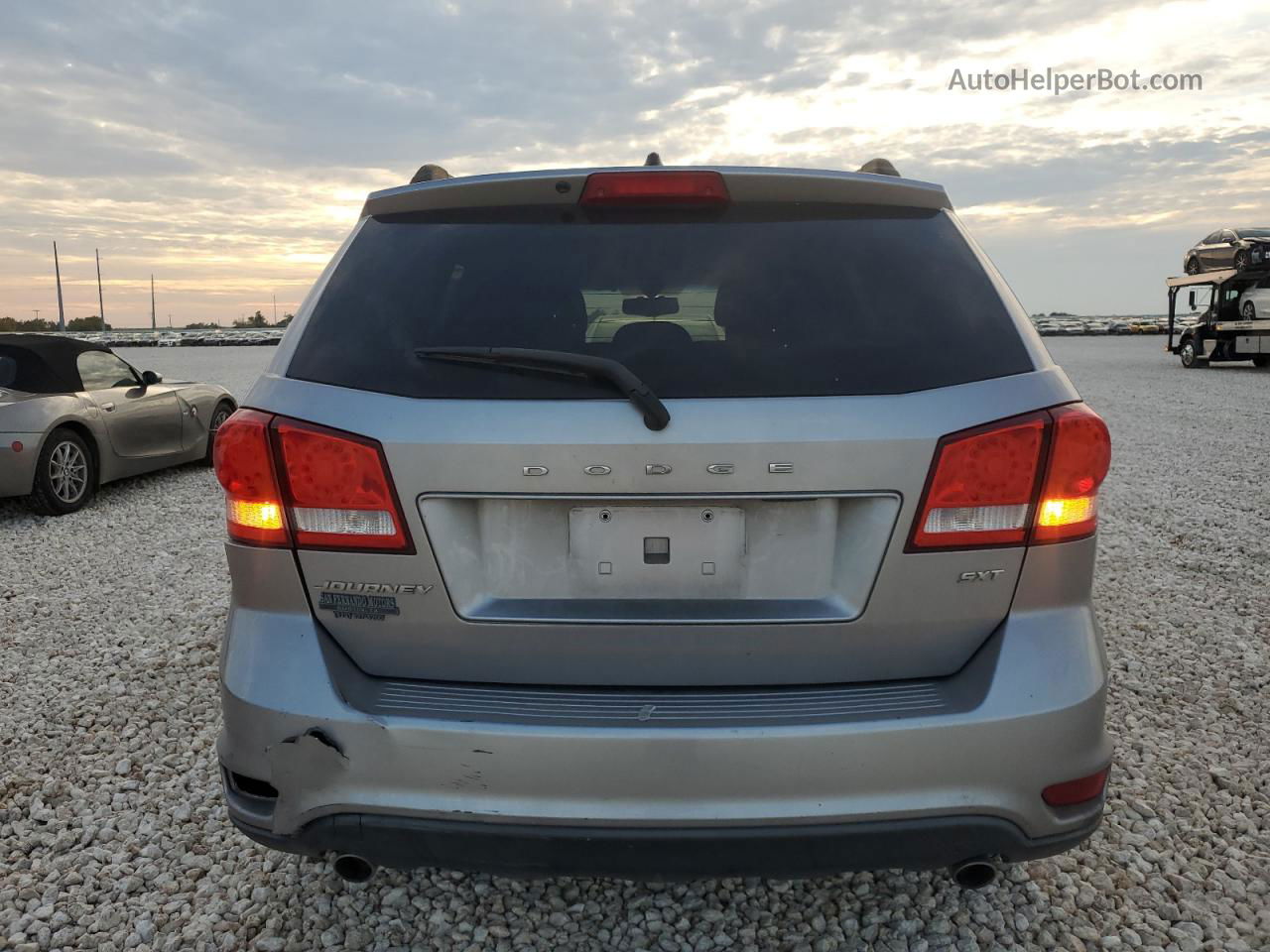 2016 Dodge Journey Sxt Silver vin: 3C4PDCBG9GT241082