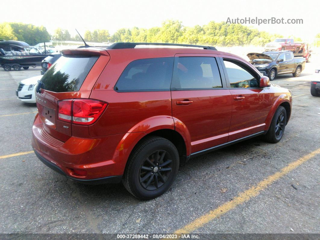 2014 Dodge Journey Sxt Orange vin: 3C4PDCBGXET267431