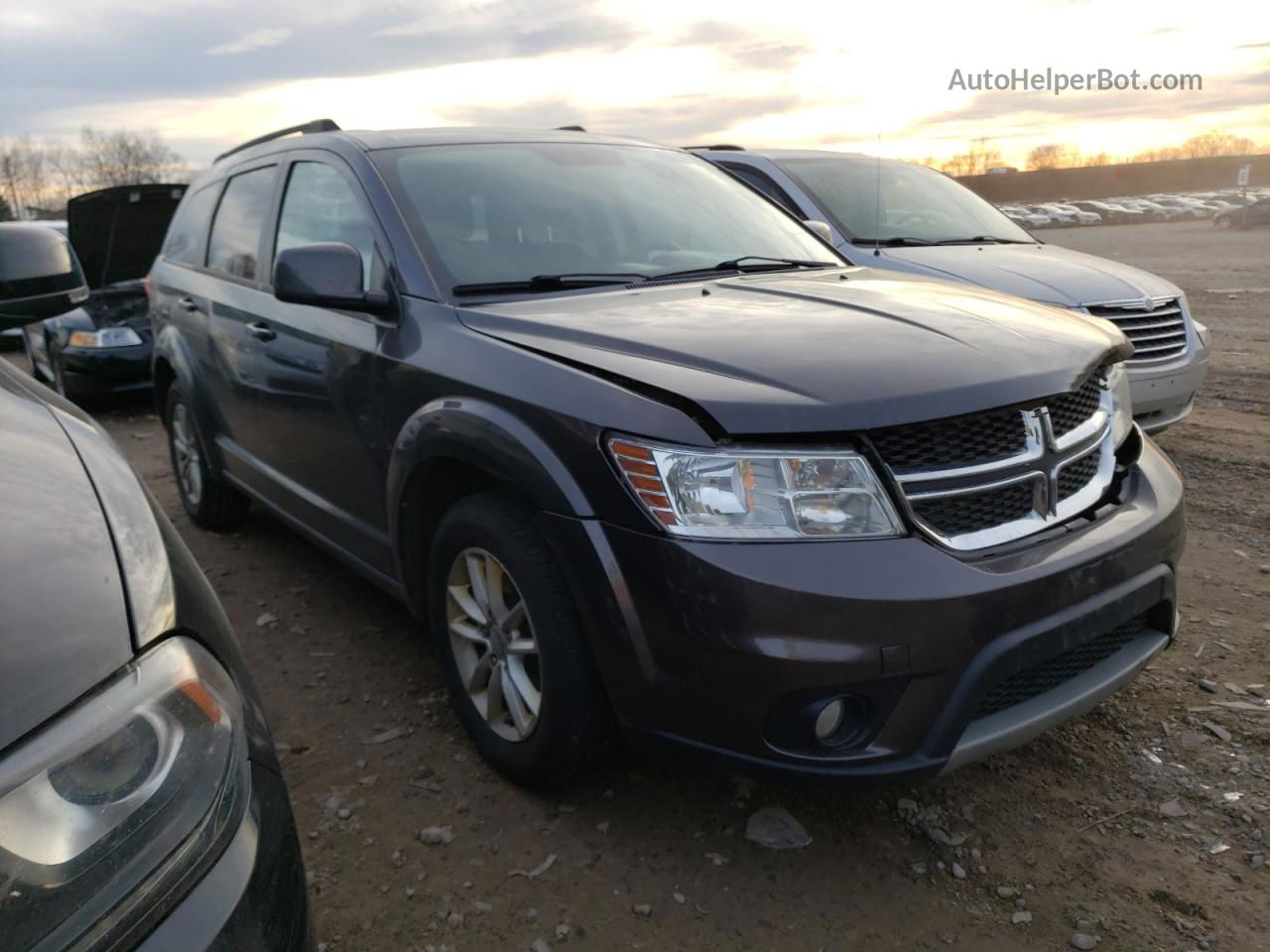 2016 Dodge Journey Sxt Серый vin: 3C4PDCBGXGT206101