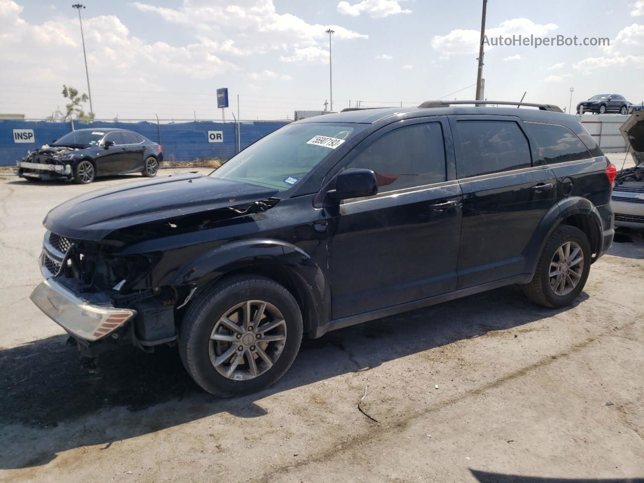 2017 Dodge Journey Sxt Black vin: 3C4PDCBGXHT518758