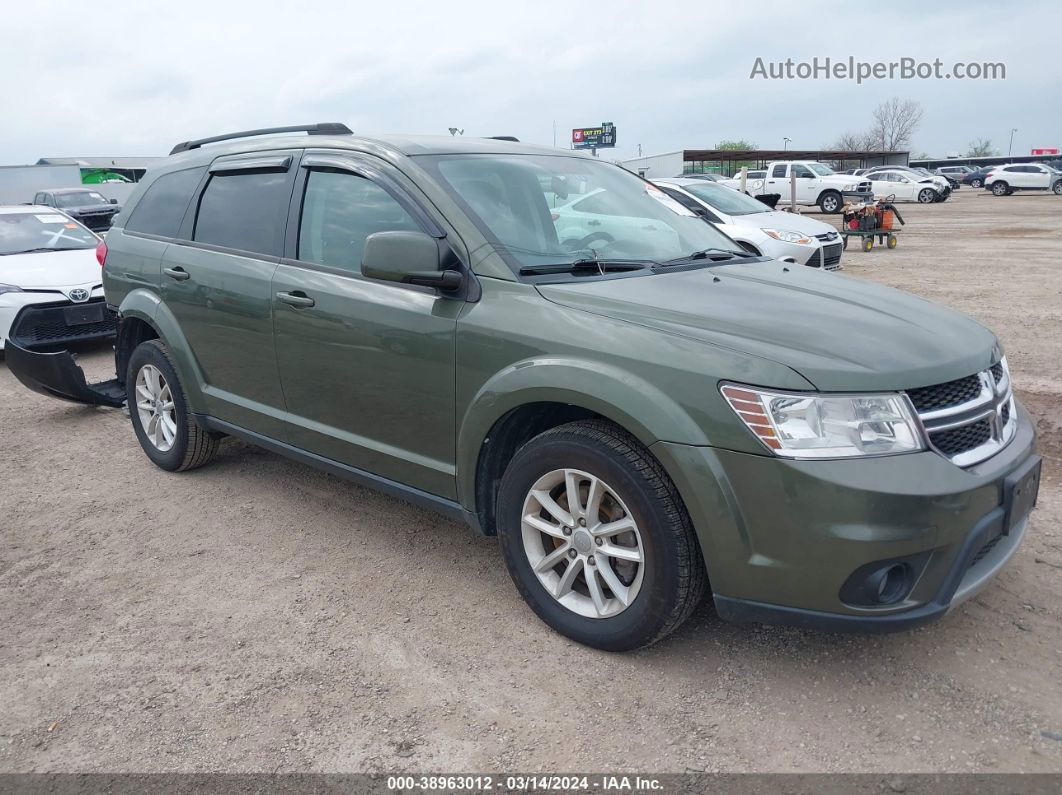 2017 Dodge Journey Sxt Green vin: 3C4PDCBGXHT526987