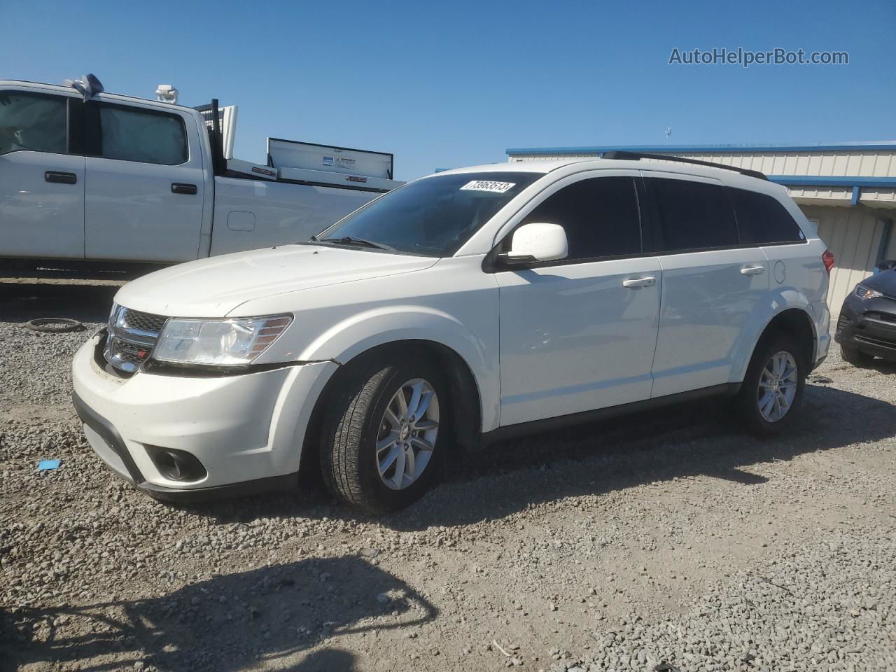 2017 Dodge Journey Sxt White vin: 3C4PDCBGXHT531803