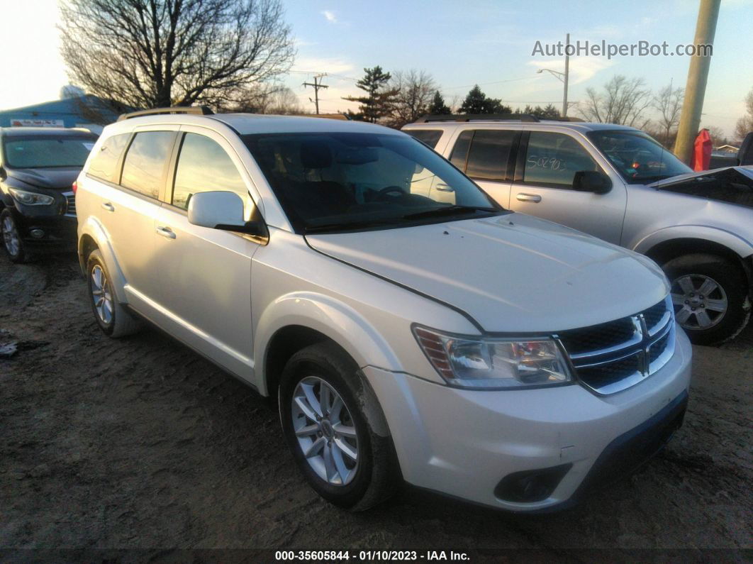 2017 Dodge Journey Sxt White vin: 3C4PDCBGXHT538248