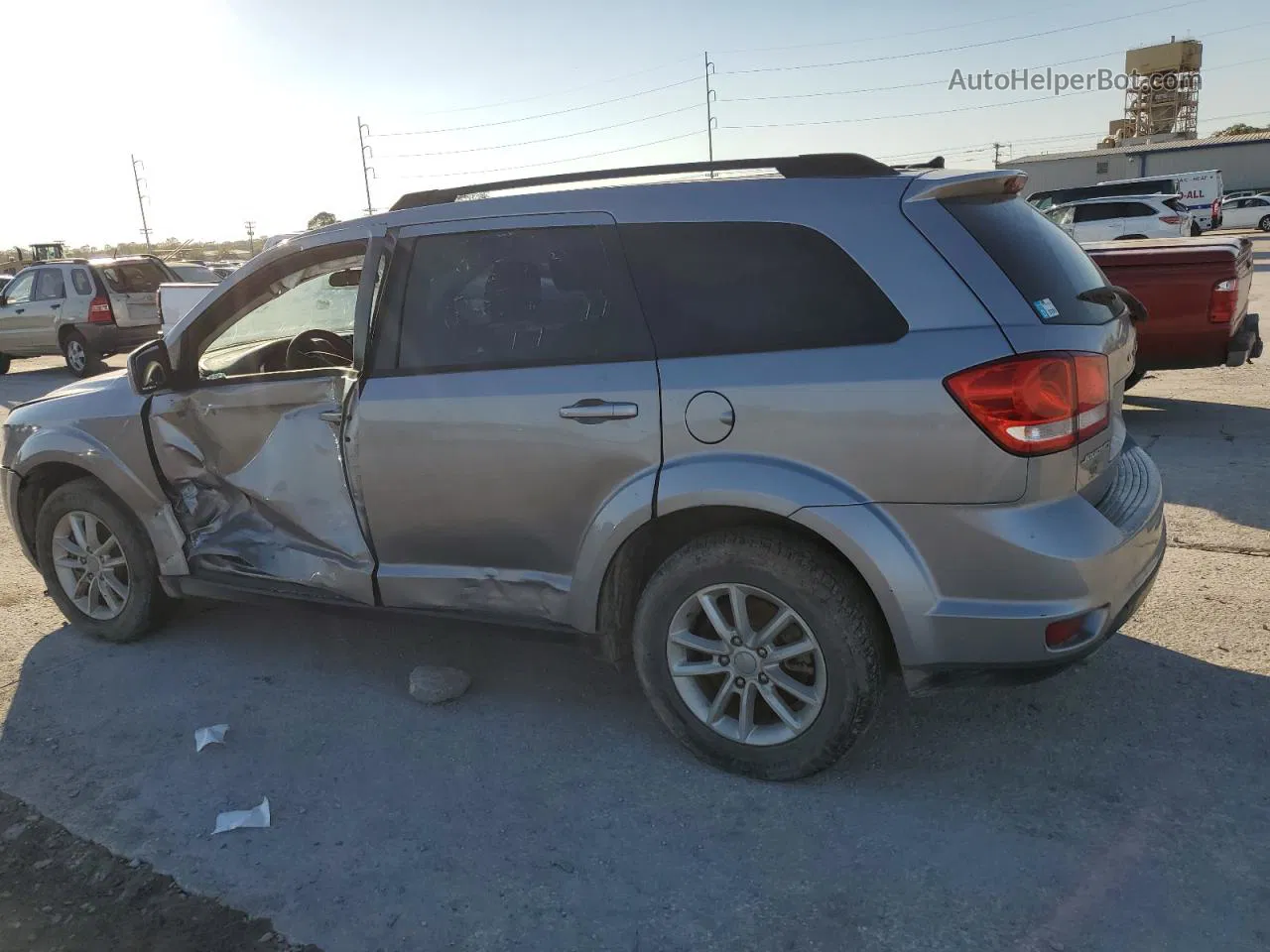 2017 Dodge Journey Sxt Серый vin: 3C4PDCBGXHT572884