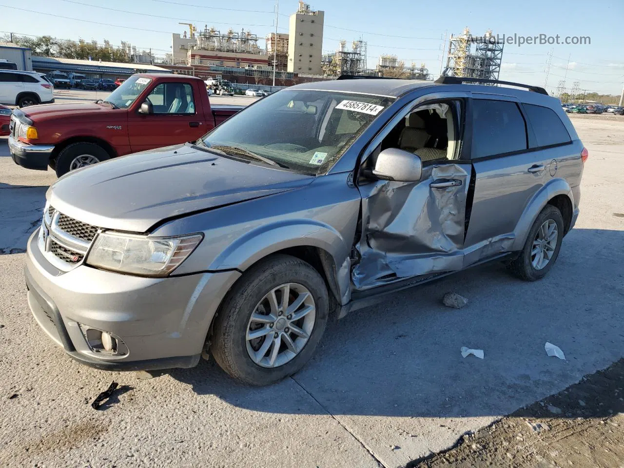 2017 Dodge Journey Sxt Gray vin: 3C4PDCBGXHT572884