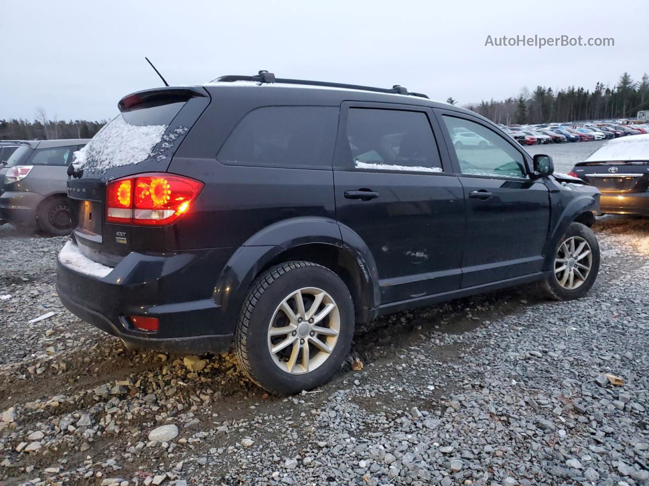 2015 Dodge Journey Sxt Черный vin: 3C4PDCCG1FT516330