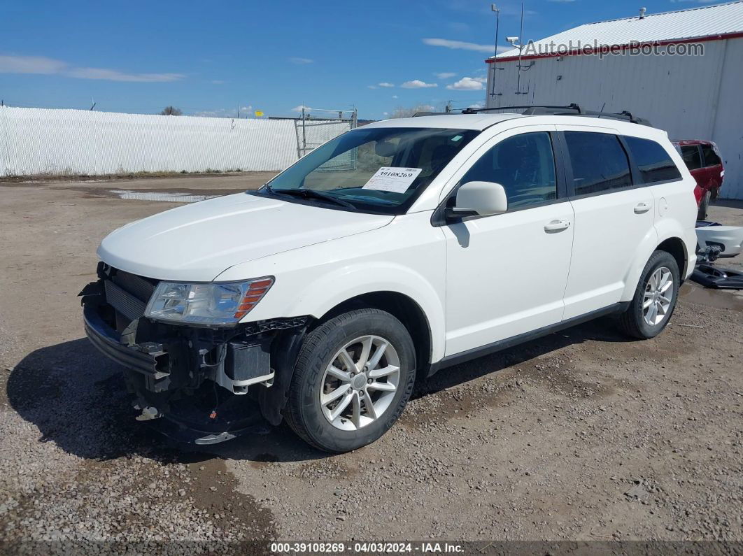 2015 Dodge Journey Sxt White vin: 3C4PDCCG1FT694710