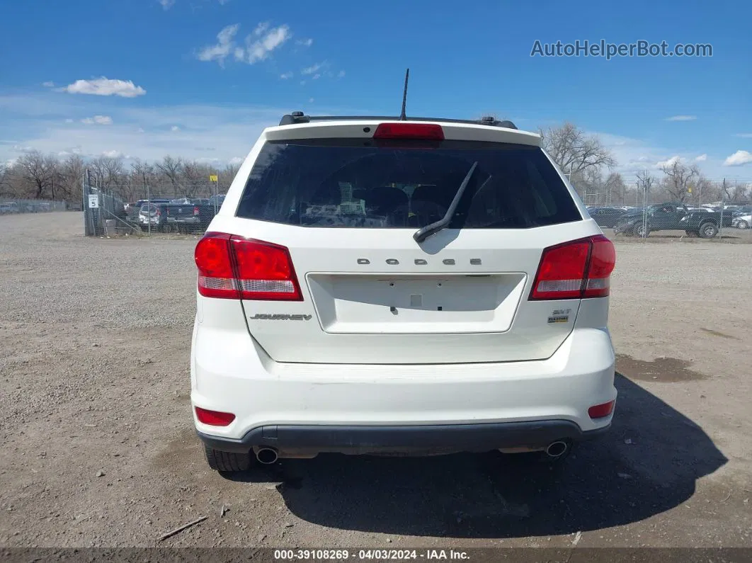 2015 Dodge Journey Sxt White vin: 3C4PDCCG1FT694710