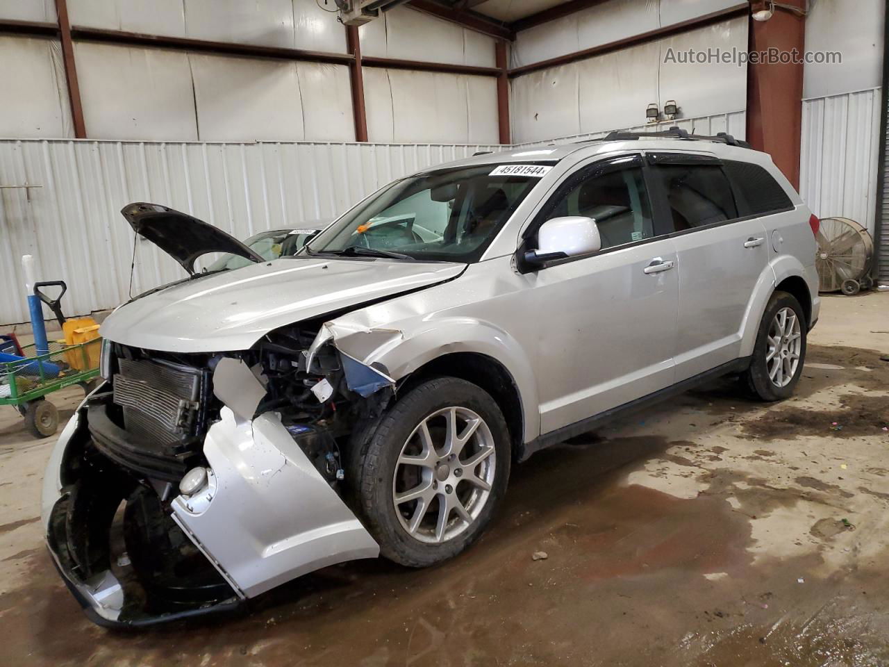 2014 Dodge Journey Sxt Silver vin: 3C4PDCCG6ET283284