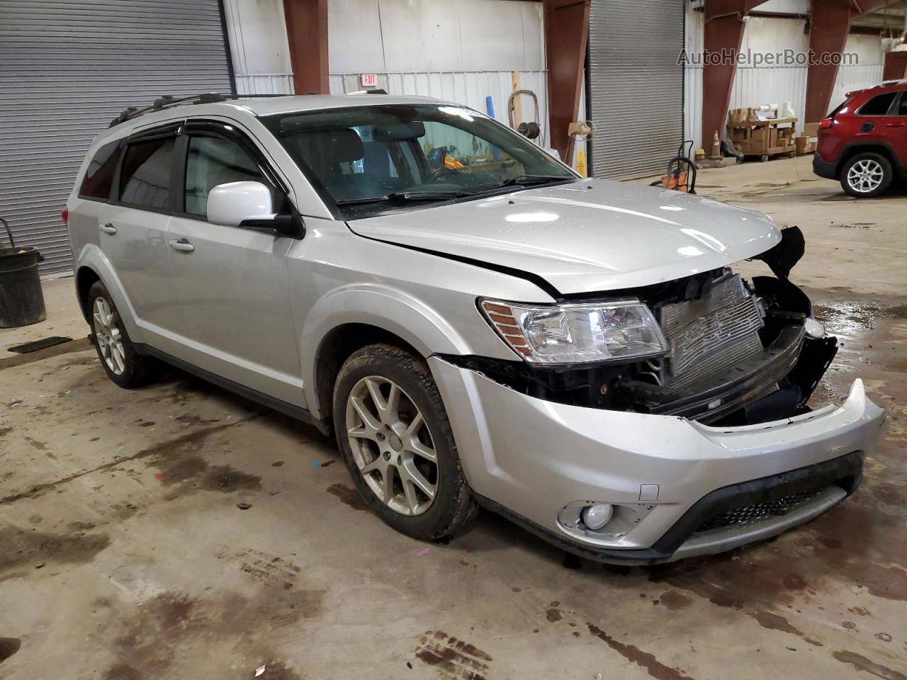 2014 Dodge Journey Sxt Silver vin: 3C4PDCCG6ET283284