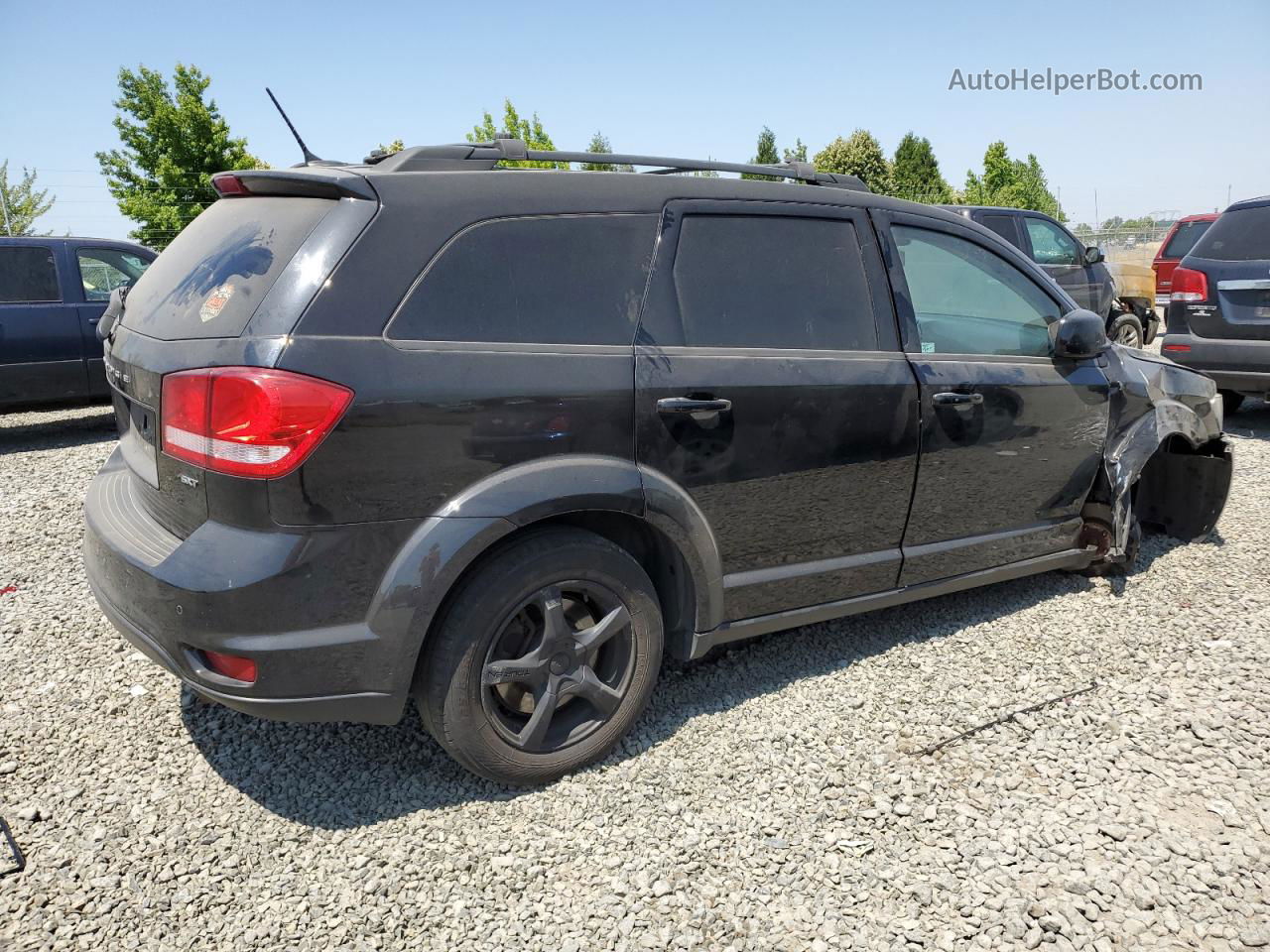 2015 Dodge Journey Sxt Черный vin: 3C4PDCCG7FT726334