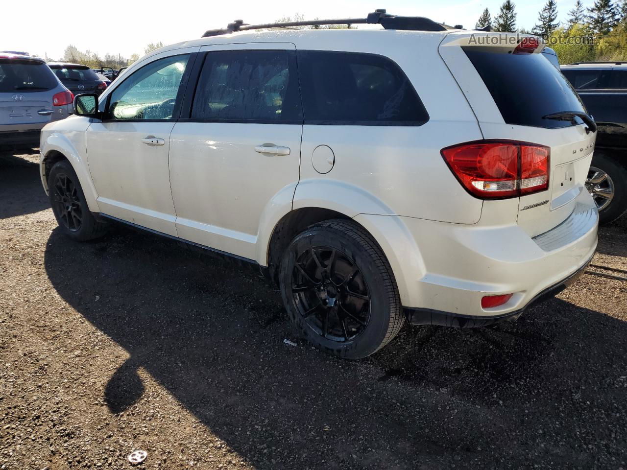 2015 Dodge Journey Sxt White vin: 3C4PDCCG7FT754358