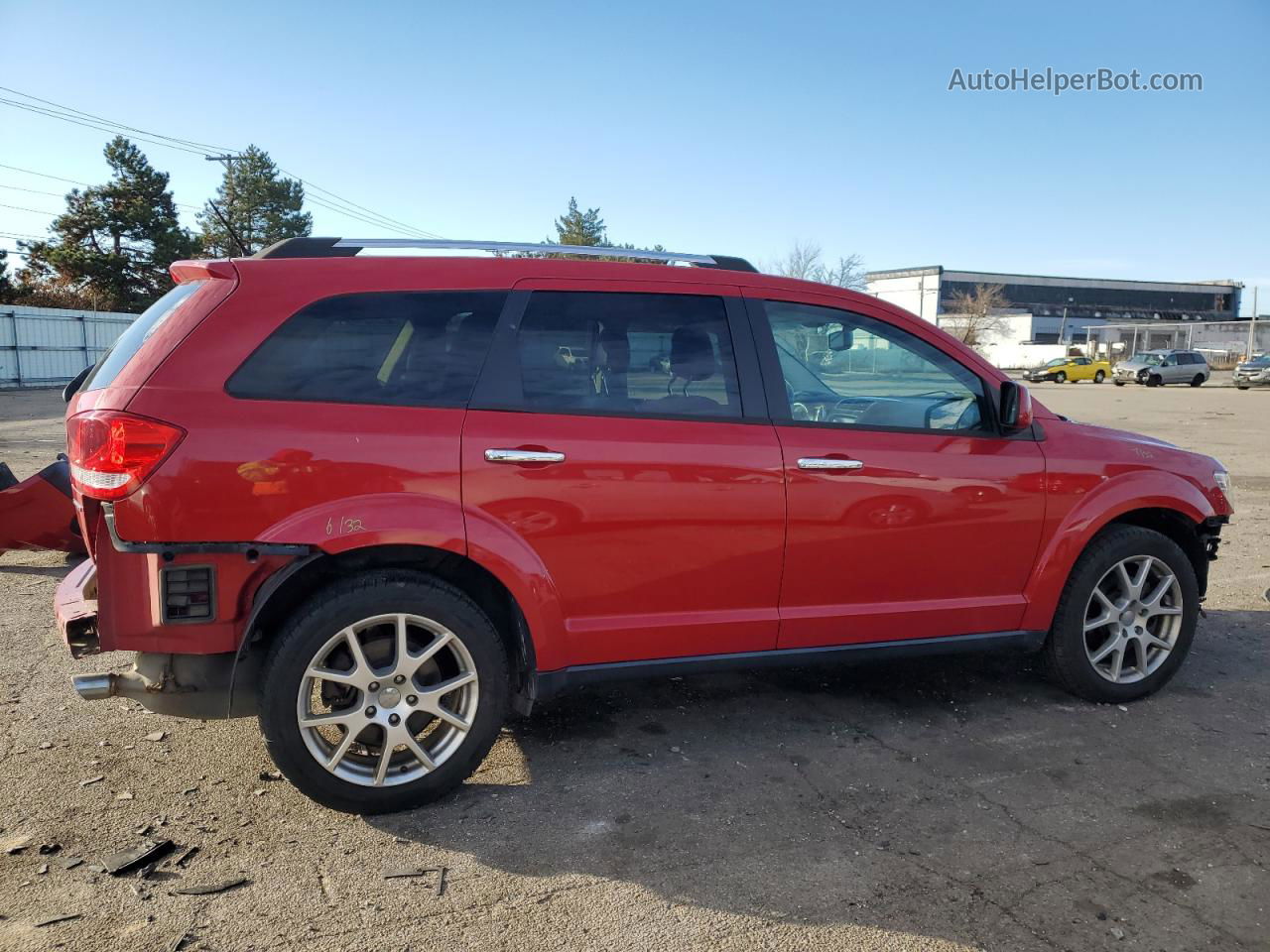 2014 Dodge Journey Limited Red vin: 3C4PDCDG0ET186712