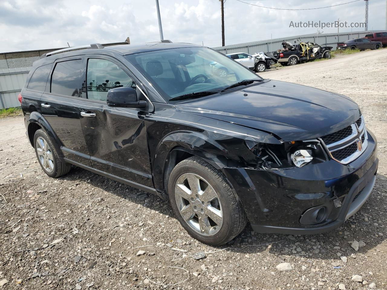 2014 Dodge Journey Limited Черный vin: 3C4PDCDG5ET121774