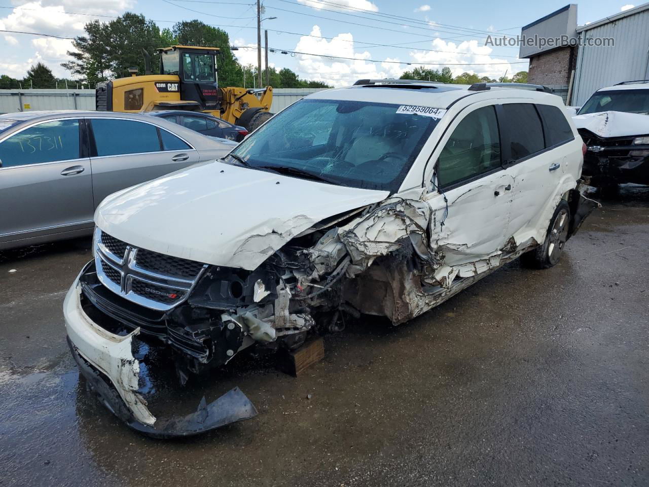 2015 Dodge Journey Limited White vin: 3C4PDCDG6FT745794