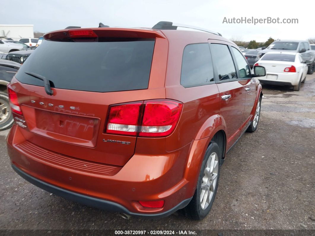 2014 Dodge Journey Limited Orange vin: 3C4PDCDG7ET263799