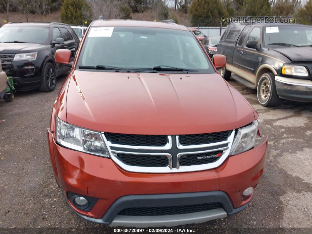 2014 Dodge Journey Limited Orange vin: 3C4PDCDG7ET263799